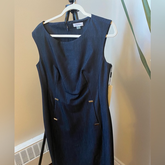 NEW- CALVIN KLEIN DRESS- SIZE 10 - Picture 2 of 9